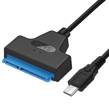 

USB 3.1 Type C to SATA III HDD SSD 2.5inch Hard Drive Adapter Cable 22-Pin UY8