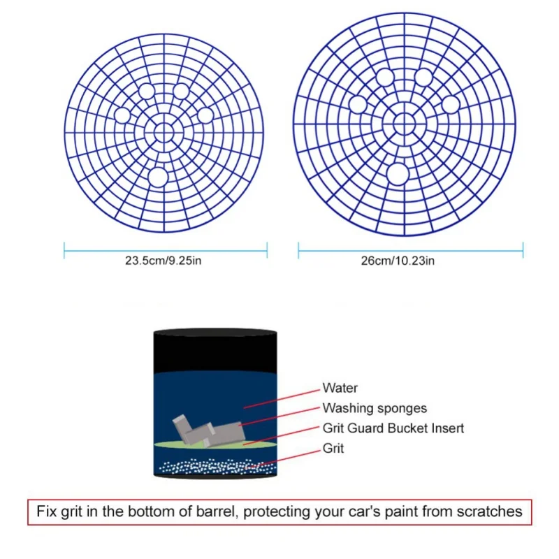 Защита от гравия ведро вставка автомойка инструмент отделить грязь во время мытья автомобиля предотвратить ваш автомобиль от царапин
