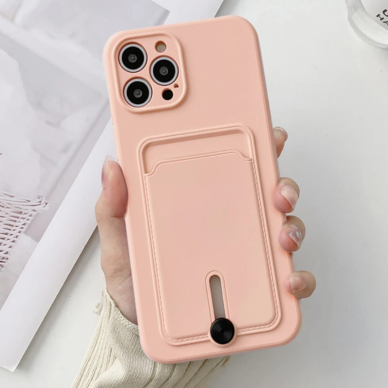 Чехол-кошелек для iPhone 13 12 11 Pro Max XR X 7 8 Plus силиконовый противоударный | Мобильные