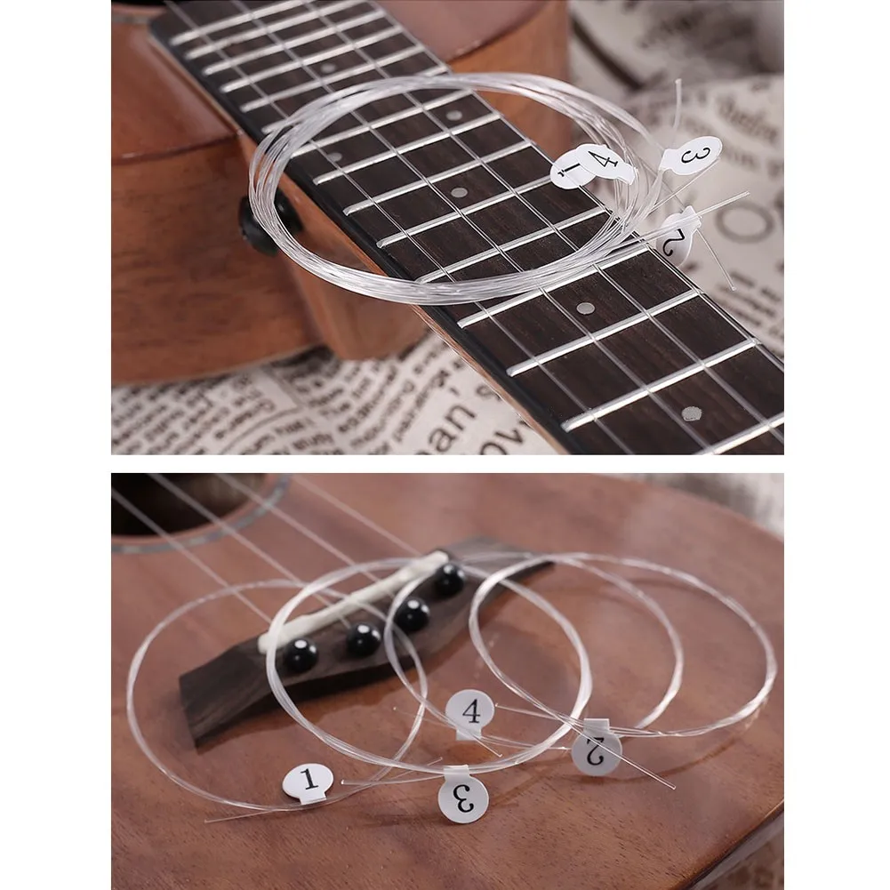 Ukulele Carbon Strings For Soprano Concert Tenor 21/23/26in Ukulele G-C-E-A, ukulele strings