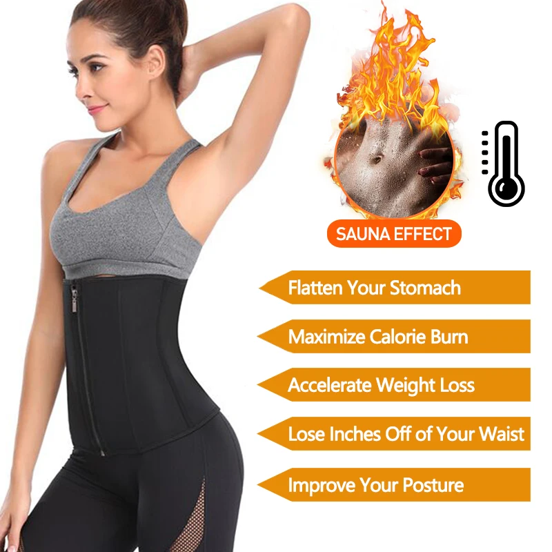 Neoprene Sweat Waist Trainer Belt Body Shaper Abdominal Trimmer Corset Fat Burning Outdoor Sports Girdle Belly Control Shapewear best shapewear for tummy