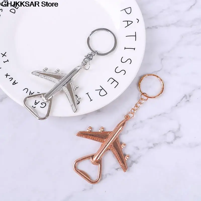 1 шт. креативная металлическая модель самолета подвеска брелок для ключей