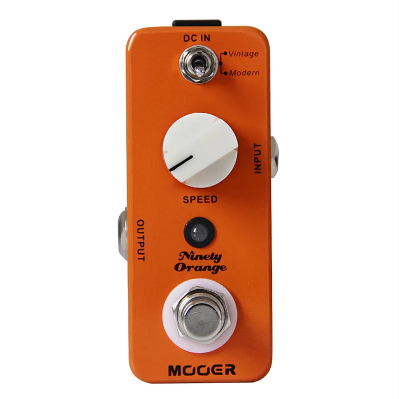 Компактная педаль для гитары MOOER Ninety Orange Phaser винтажная Современная | Спорт и