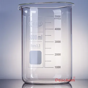 

5000ml,Glass Beaker,Low Form,5 Litre,Lab Chemistry Glassware