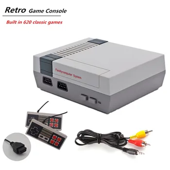 

Mini TV Game Console Built-In 620 classic games 8 Bit Retro Video Game Console Dual game controller Handheld Gaming Player