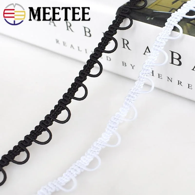 Кружевная тесьма U образной формы Meetee 10 м лента с кружевом по Цельсию плетеные кружева изогнутыми краями