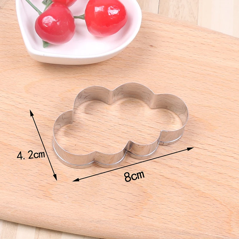 Sandwich Cutter Stainless Steel Cookie Cutter Candy Biscuit Mold Baking Tools Rainbow Metal Pastry Cake Fondant Cutters Mould