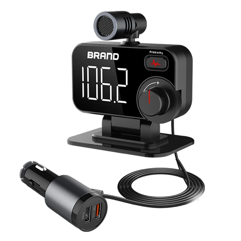 Автомобильный Bluetooth FM трансмиттер CDEN MP3 плеер с поддержкой TF карты функцией