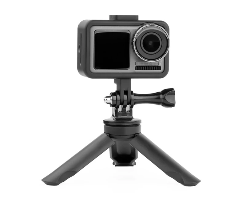 Vlogging Aluminum Cage Case for Dji Osmo Action Vlog Case with Cold Shoe for Microphone LED Light
