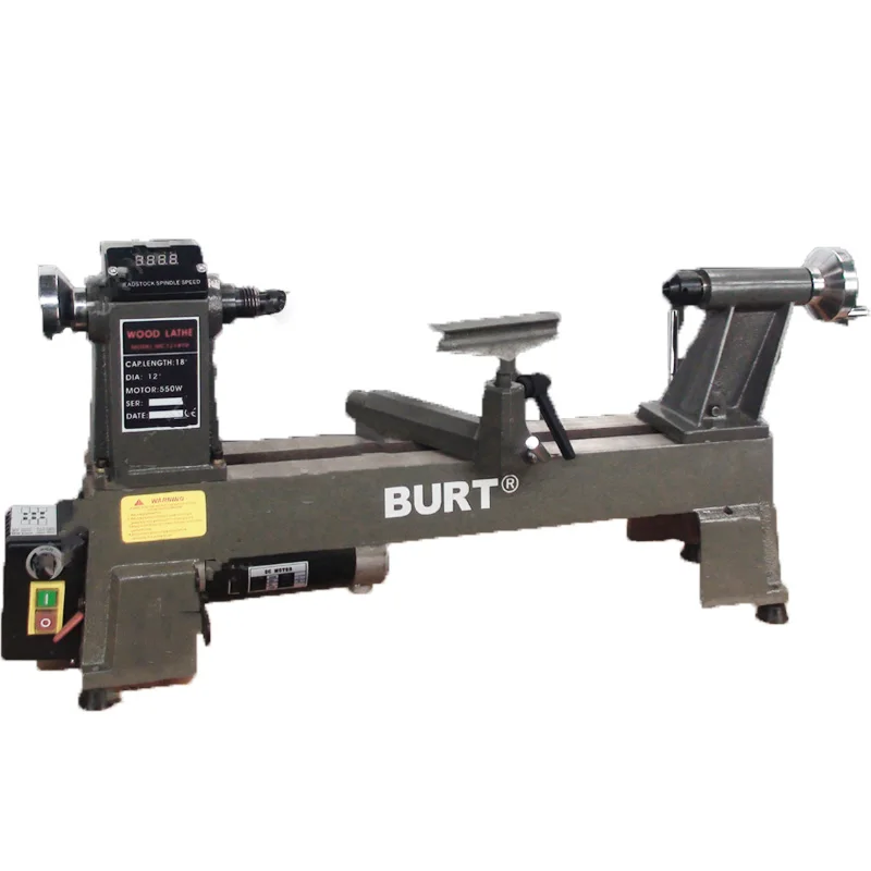 

Electronic No-pole Speed Regulating Lathe Small Cast Iron Woodworking Lathe Digital Display Woodworking Lathe