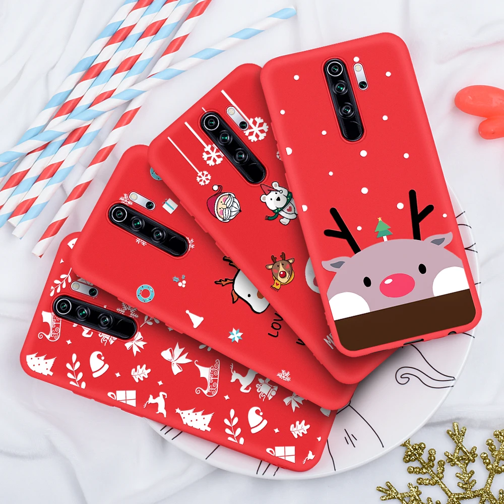 Чехол для спортивной камеры Xiao mi Red mi Note 8 Pro мягкая термополиуретановая накладка на заднюю панель для Xiaomi mi 9 SE 9T Pro 8 Red mi Note 7 8 Pro 6 K20 чехол для телефона с рождественским рисунком