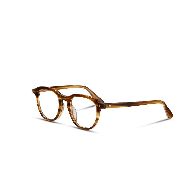 Оптический, ацетатный Янтарный оправы для очков мужские и женские солнцезащитные очки поддельные оправа для очков декоративные близорукость прозрачные линзы Оптический Рецепт - Цвет оправы: Amber