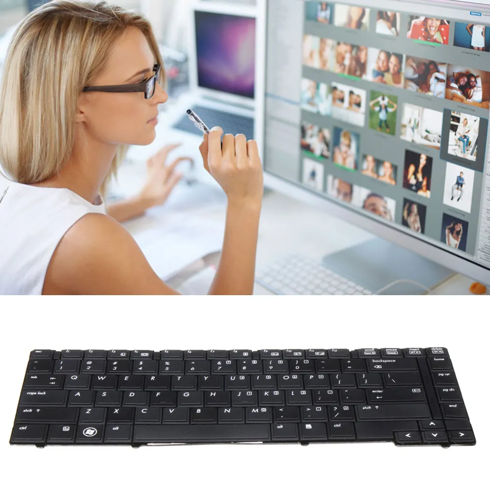 

Keyboard US 594052-001 for HP EliteBook 8440 8440P 8440W OUJ99