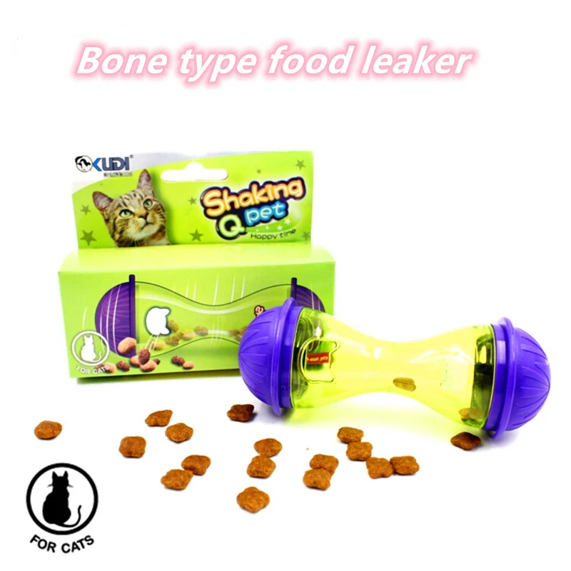 

Pet leaker Cat bone-shaped leaky device Toys Cat toys pet toys Feeder Missing device TOYS Shaking