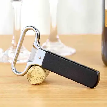 

New 4pcs Wine Opener Two-Prong Cork Puller with Cover Wine Opener Stainless Steel Corkscrew Bottle Opener Kitchen Accessories
