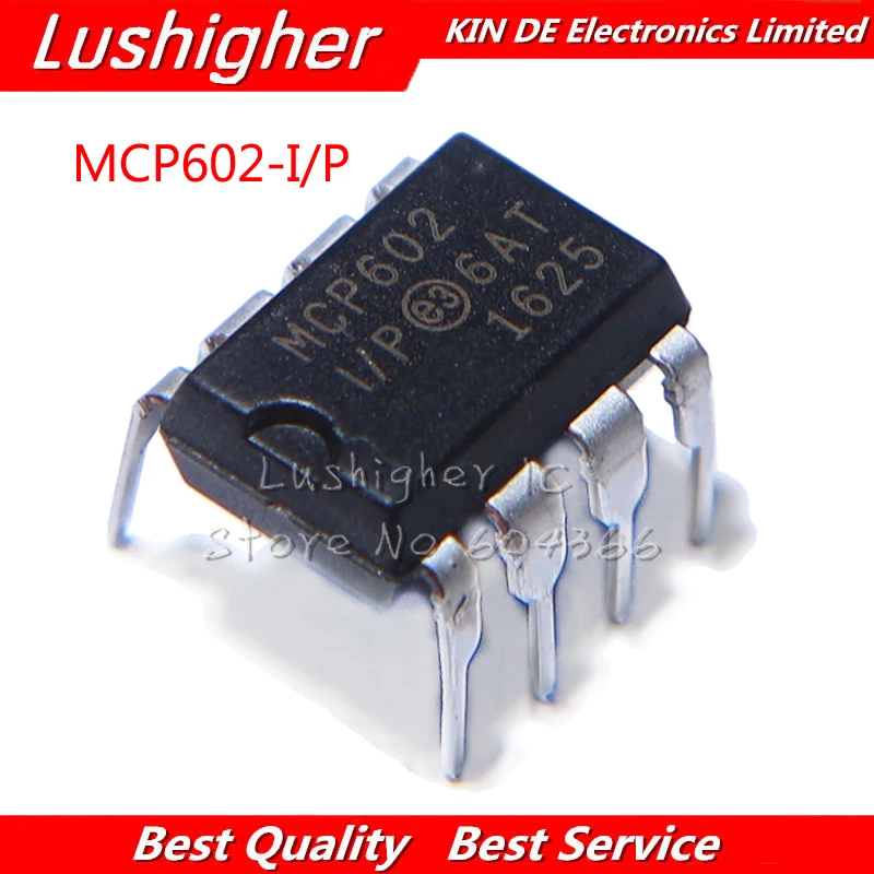 50 шт. MCP602-I/P DIP8 MCP602 DIP | Электронные компоненты и принадлежности