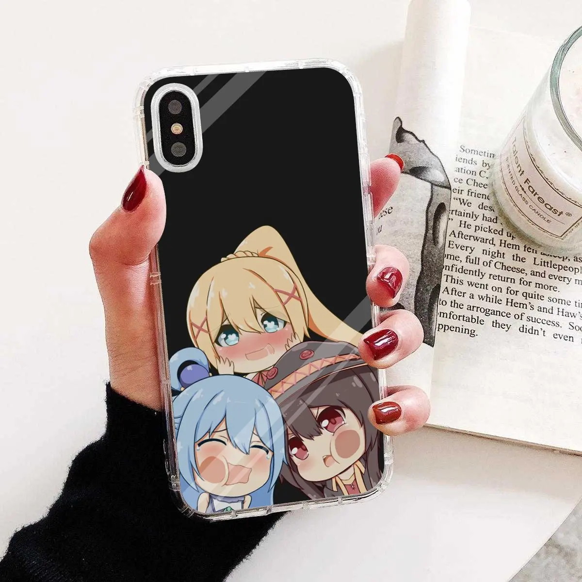 Аниме Сексуальная девушка темнота konosuba для HTC One X9 M7 M8 A9 M9 M10 E9 Plus Desire 630 530 626 628 816 820 830