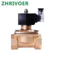 Best Price IP65 fully enclosed coil, AC220V DC12V DC24V, G3/8" G1/2" G3/4" G1" G1-1/4" G1-1/2" Normally closed solenoid valve water valve