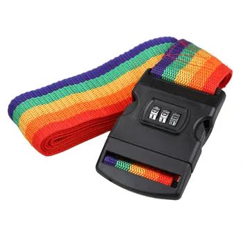 

Travel Luggage Suitcase Strap Baggage Backpack Belt with Coded Lock FS99