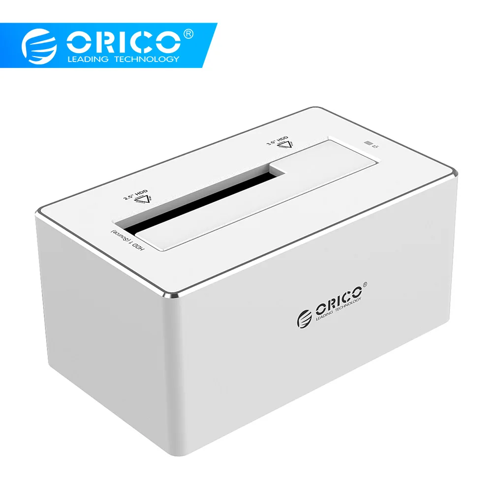 Online Funda ORICO HDD 2,5 3,5 HDD estación de acoplamiento SATA a USB 3,0 HDD carcasa soporte UASP aluminio Disco Duro caja herramienta SSD gratis