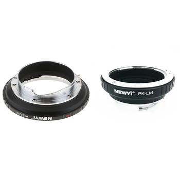 

Newyi 1 Pcs Lens Adapter & 1 Pcs Adapter Ring for Pentax Pk K Lens To Leica M L/M M9 M8 M7 M6 & Techart Lm-Ea 7