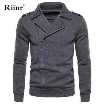 

Riinr Fashion Brand Men's Hoodies 2019 Spring Autumn Male Casual Hoodies Sweatshirts Men's Solid Color Hoodies Sweatshirt Tops