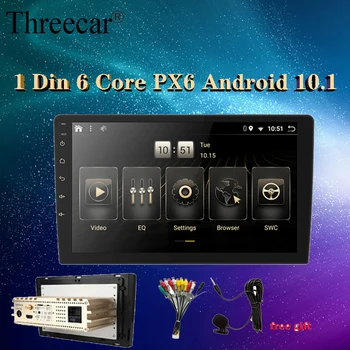 

2020 1 Din Car Android 9.0 Radio Multimedia Player PX6 4G RAM 64G ROM GPS Navigation IPS Split Screen Screen TDA 7851 Fast Boot