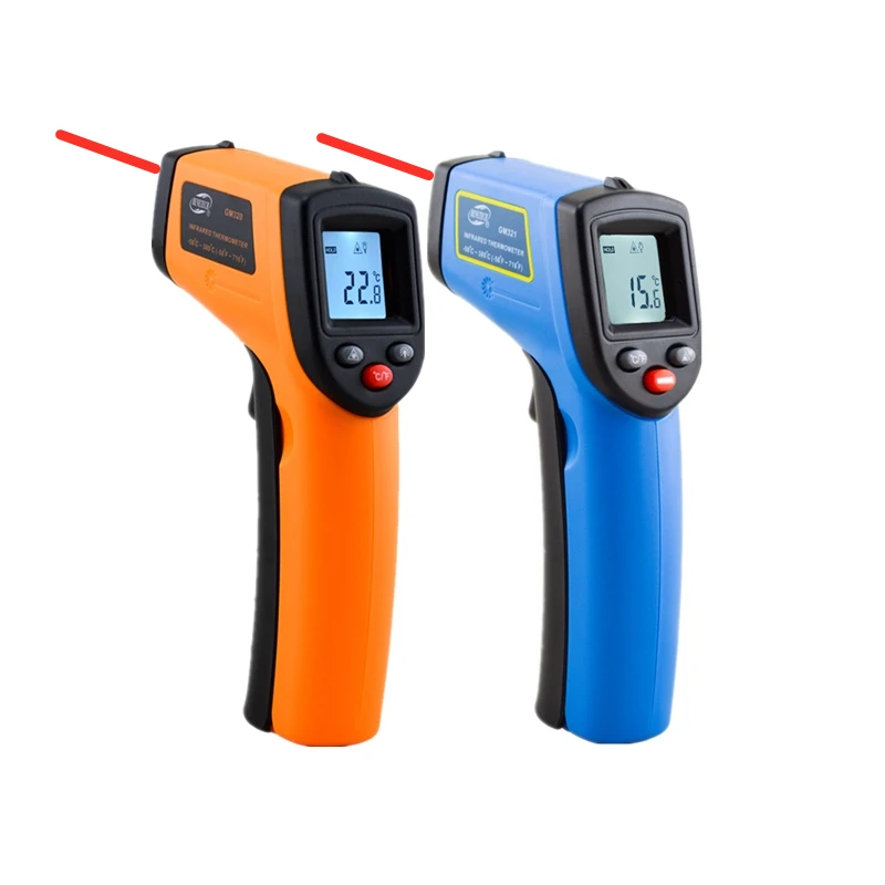 

Non-Contact Laser LCD Display IR Infrared Digital C/F Selection Surface Temperature Thermometer Pyrometer Imager
