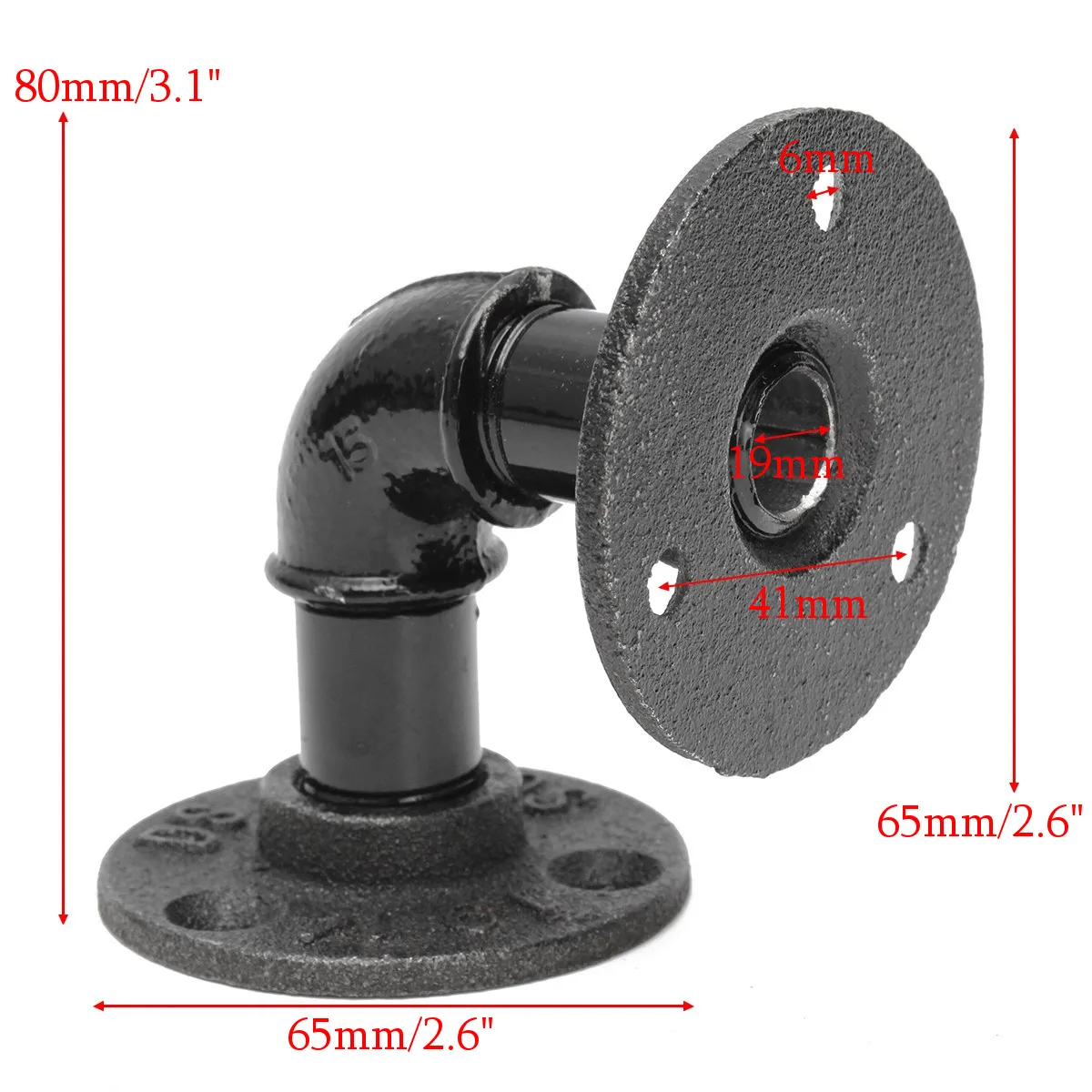 2 шт./компл. настенная плавающая полка винтажная черная промышленная для труб