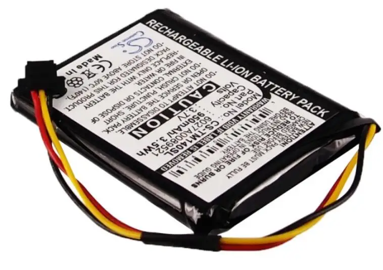 Cameron sino 950 мА/ч, батарея для навигатора TOMTOM 1EK0. 052,02 4EK0. 001,02 Go 50 500 600 140 140S 6027A0089521 AHA11110005 VF6D VF6S
