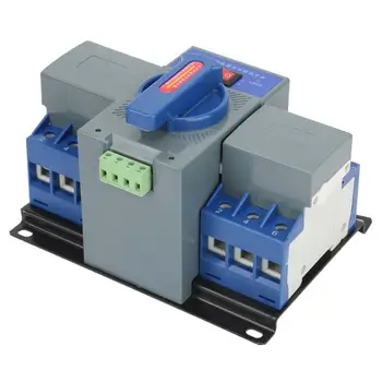 

1pcs Mini 63A 3P Dual Power Automatic Transfer Switch.