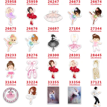 

2020 new arrival Free shipping 30 pcs/package printed resin planar flat-back resins for Hair Bow Decoration PR25958