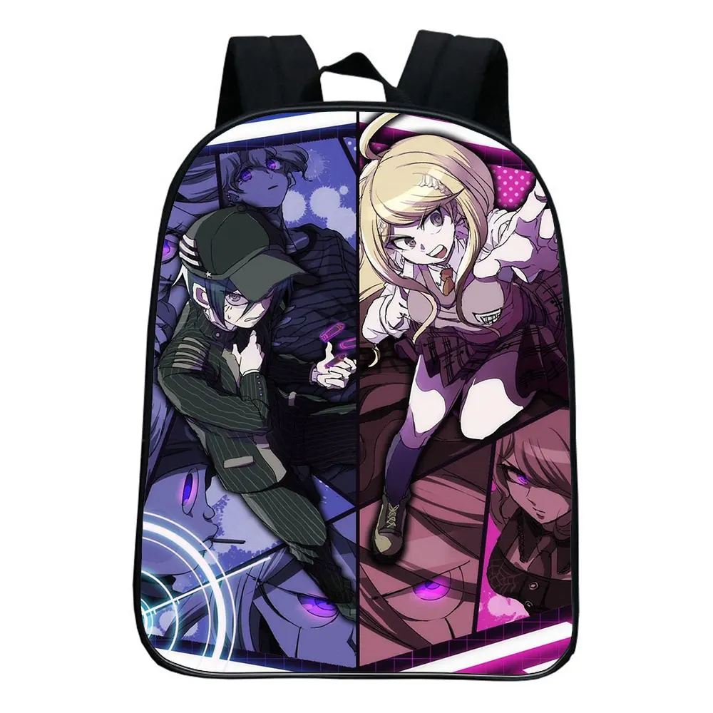 Danganronpa Backpack Anime School Bags Boys Girls Kids Teens Cartoon Rucksack Unisex Travel Laptop Knapsack Students Bag
