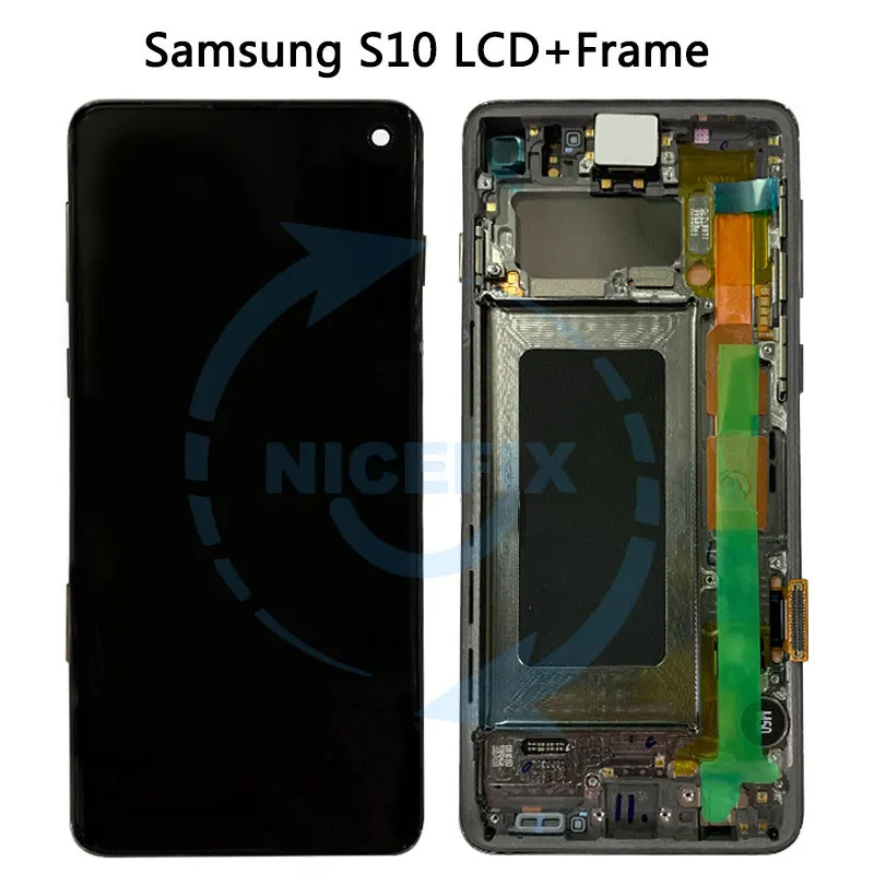 Для Samsung Galaxy S10 2019 SM G973F LCD S10e G970F ЖК дисплей сенсорный экран дигитайзер в сборе для