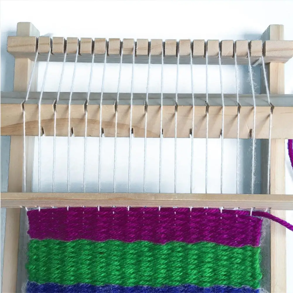 Kuulee DIY ручное вязание деревянный ткацкий станок игрушки Дети ткацкий станок интерллектурная Технология развития производства