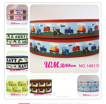 

Q&N ribbon 7/8inch 22mm car webbing printed grosgrain ribbon 50yards/roll for headband hair tie free shipping