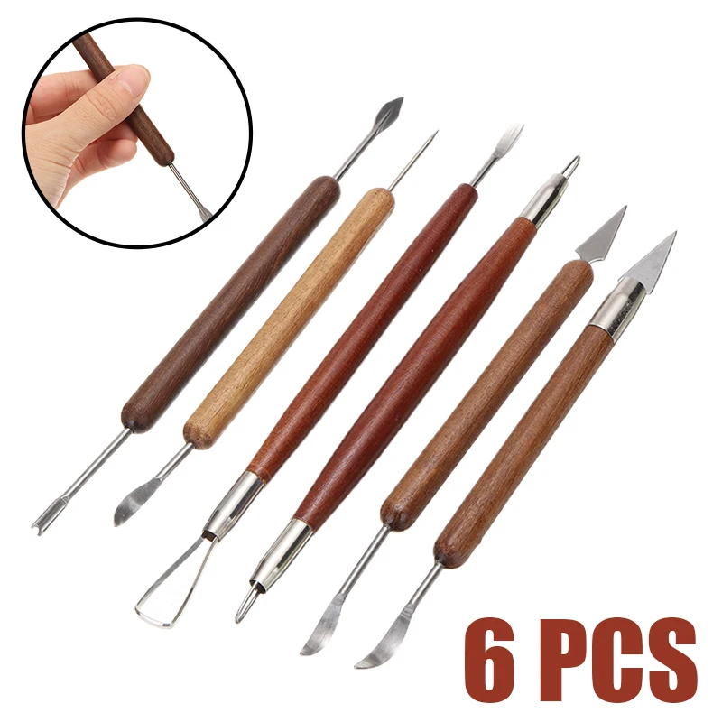 Plastic Ceramic Tools DIY Squeezing Mud Bottles With Needle Point Line Decors