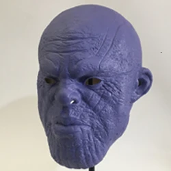 Перчатки Thanos Infinity Gauntlet Avenger Infinity War, косплей, супергерой, Мститель, танос, латексные перчатки, Вечерние перчатки на Хэллоуин - Color: Thanos Mask