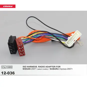 

Car CD DVD Player Wire For NISSAN Cima/Cube/Dayz/Dualis Plugs Into Factory Radio Harness Wiring Cable 20 Pins DIN ISO male