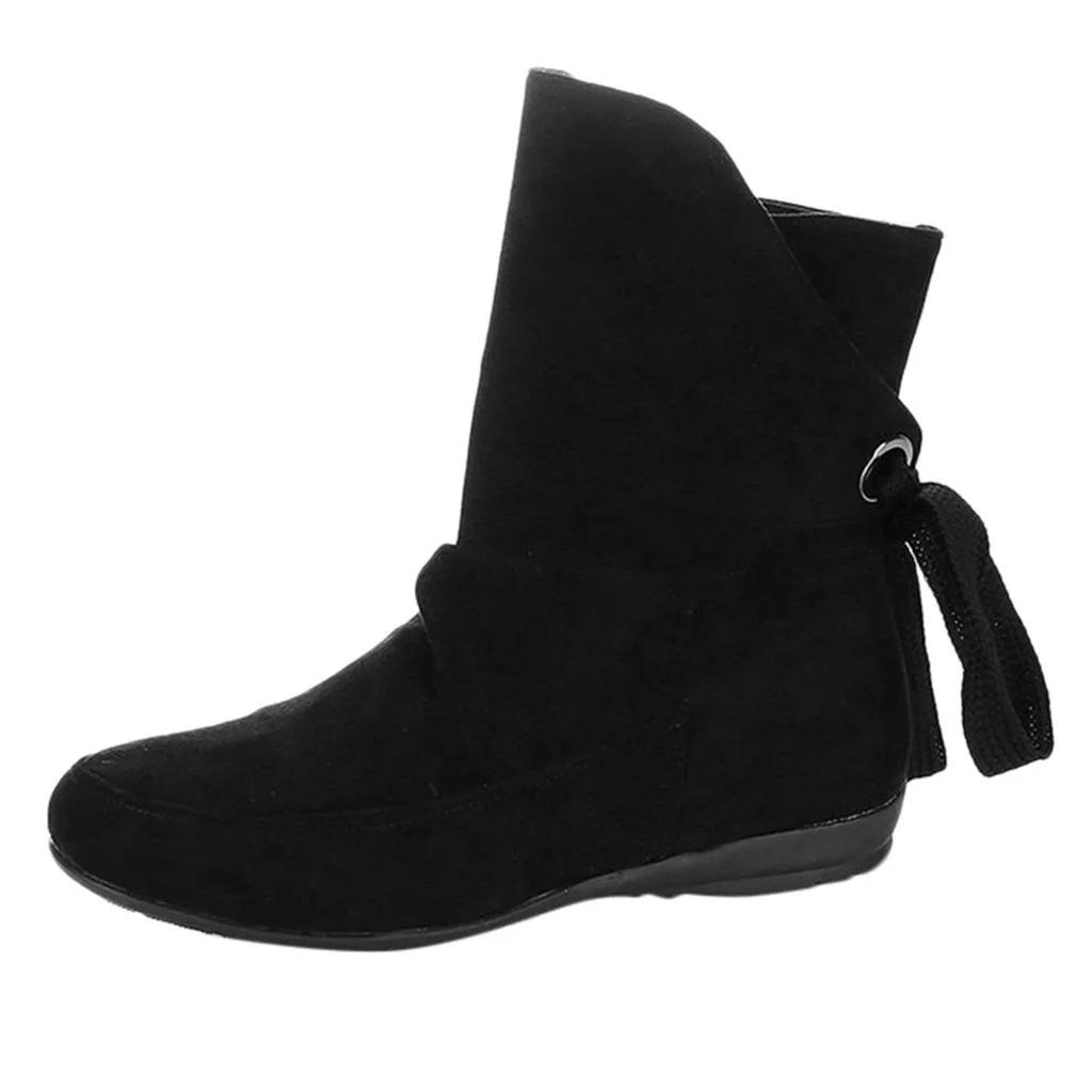 Женские ботинки; модная женская обувь; замшевые кожаные ботинки с пряжкой; зимняя обувь на низком каблуке; женские короткие ботинки со шнуровкой и пряжкой;#920