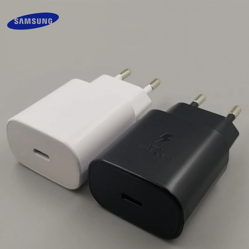 Оригинальное Супербыстрое зарядное устройство для Samsung s10 25 Вт быстрая зарядка 3 0