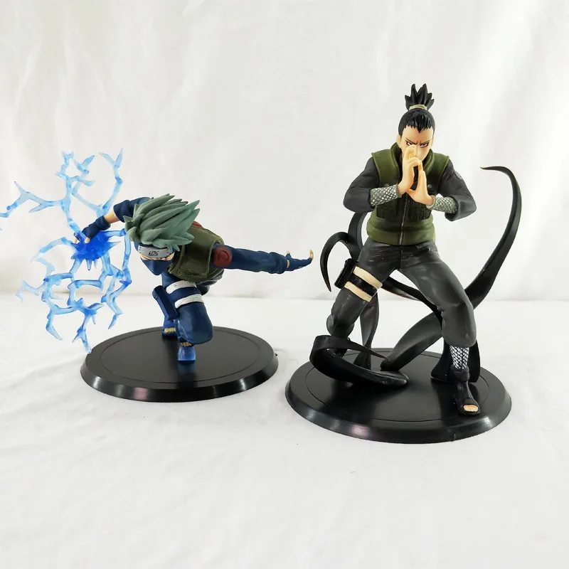 Аниме «Наруто» 15 2-е поколение-очень большой ниндзя Kakashi Nara Shikamaru Нижняя пластина Гараж Комплект модельная сумка