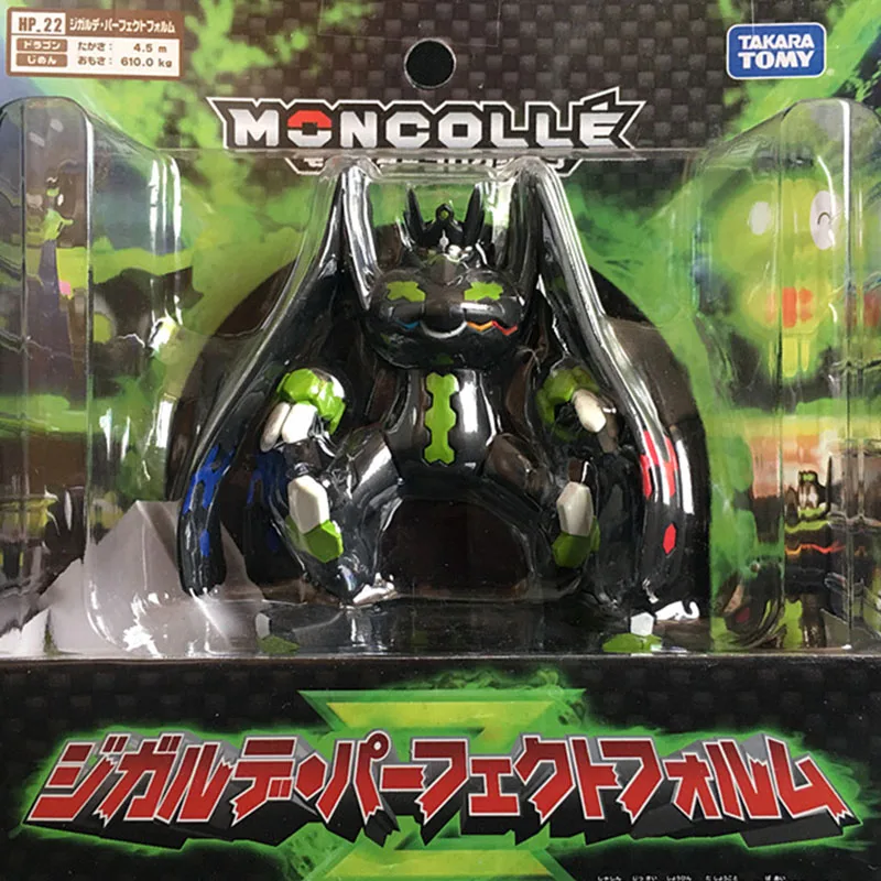 Takara Tomy Pokemon Zygarde фигурка куклы игрушка Горячая Аниме 9 см Zygarde фигурка игрушки подарки для детей - Цвет: with box