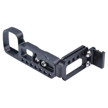 

Camera Quick Release L Plate/Bracket Holder Hand Grip with Hot Shoe for Sony A6400 Microphone Light