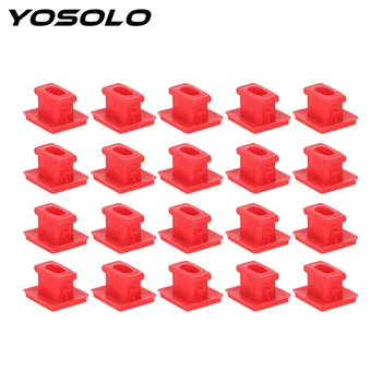 

20pcs/set Panel Fixing Buckles Car Fasten Clips Red Insert Grommets Dashboard Dash Trim Strip Clips For BMW E46/E65/E66/E83N