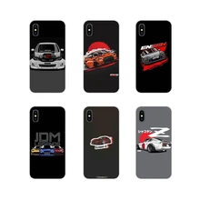 Автомобили для дрифта Автогонки JDM для Apple IPhone X XR XS MAX 4 4S 5 5S 5C SE 6 6S 7 8 Plus, ipod touch 5 6 прозрачный мягкое покрытие кожи