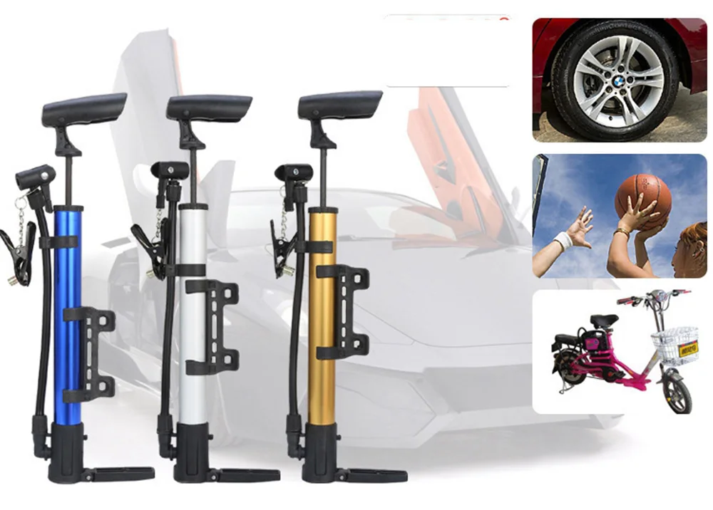 Portable Bicycle Tire Pump Aluminum Alloy MTB Mountain Road Bike Inflator Cycling Tyre Pump Hand Pressure Accessories BC0045 (6)