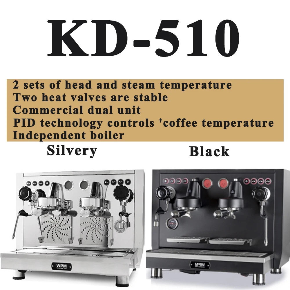 Welhome KD 510 professional double head semi automatic commercial