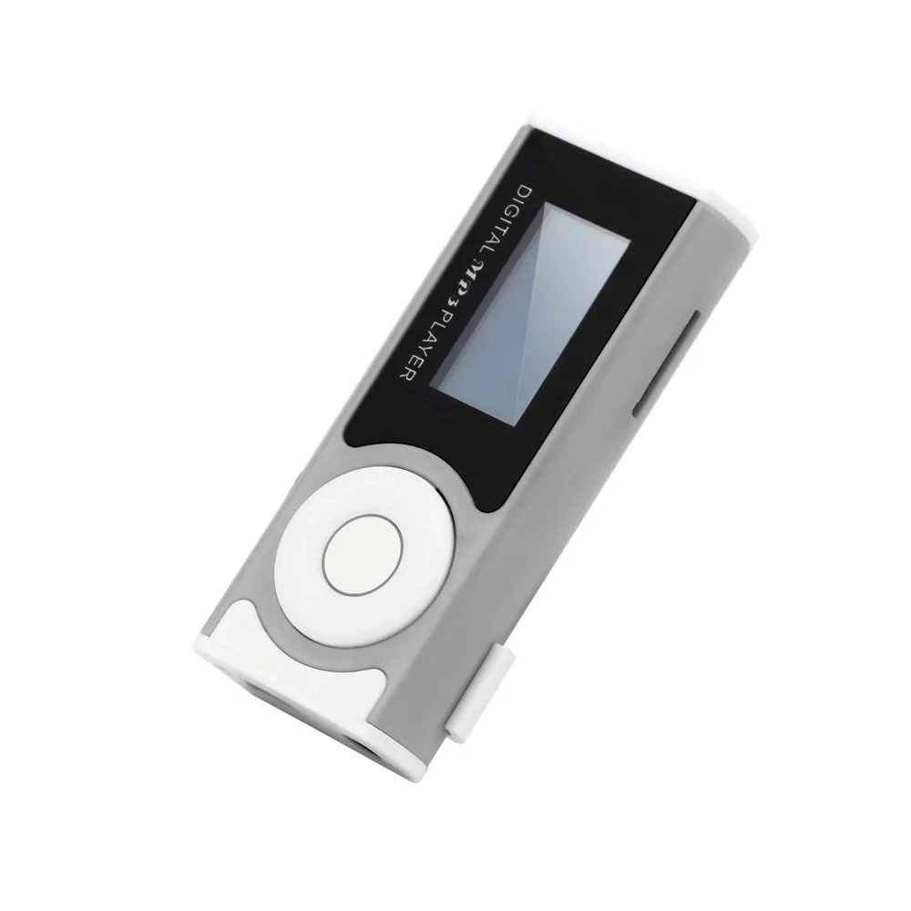 USB мини MP3 плеер ЖК-экран Поддержка 32 ГБ Micro SD TF карта Малый Объем мобильный диск для хранения функция