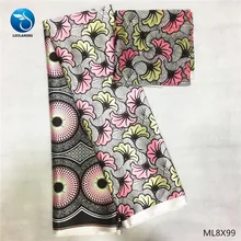 LIULANZHI вощеная ткань нигерийская шелковая воск Анкара печать восковая ткань s ML8X99